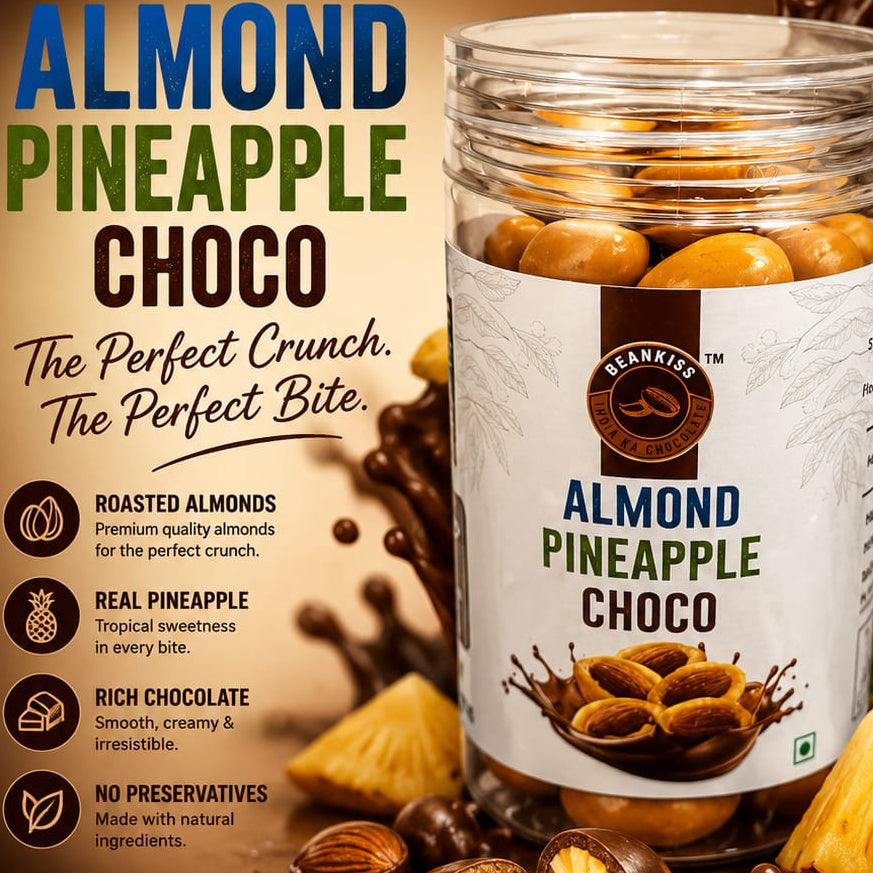 Almond Pineapple choco 100gm