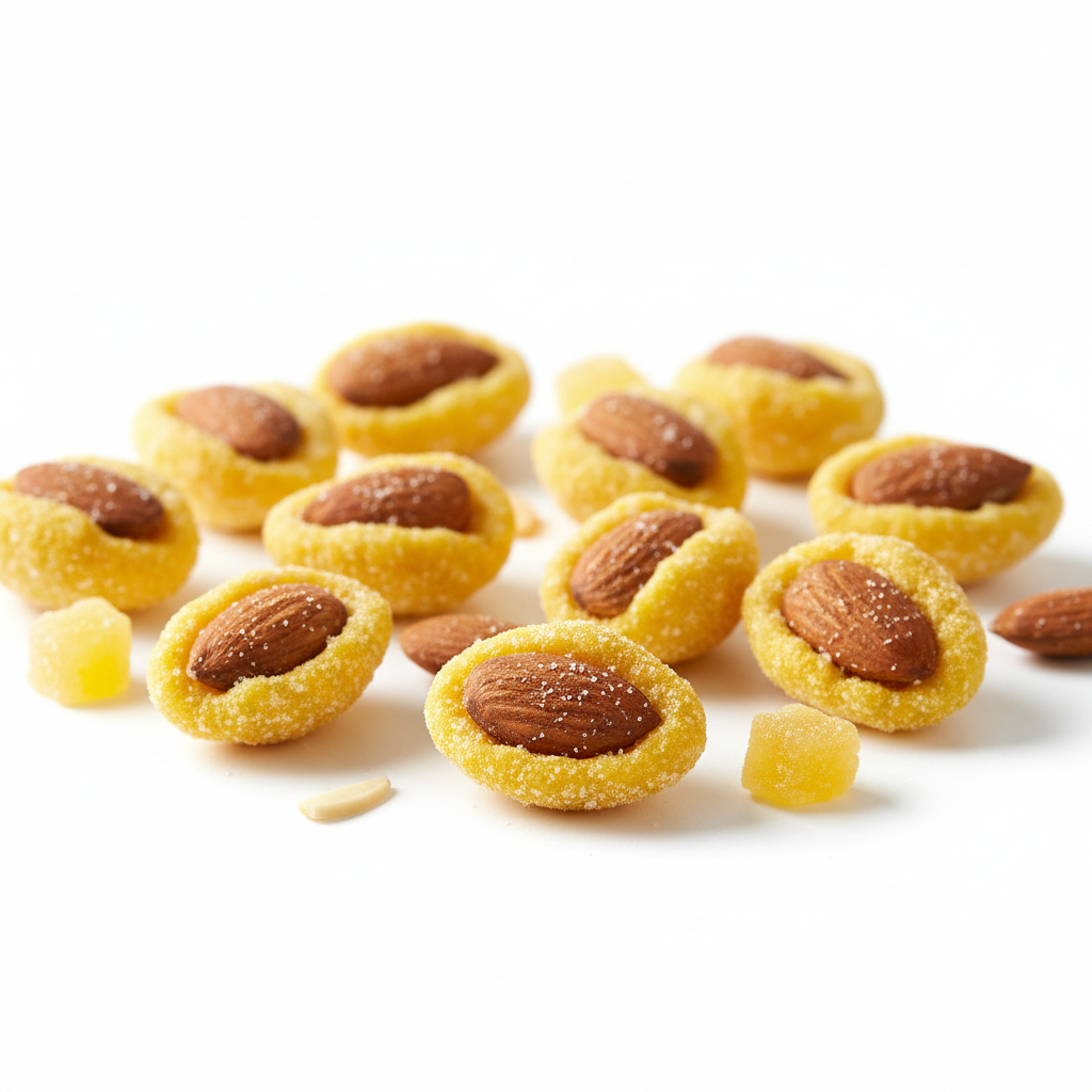 Almond Pineapple Dragee 100gm